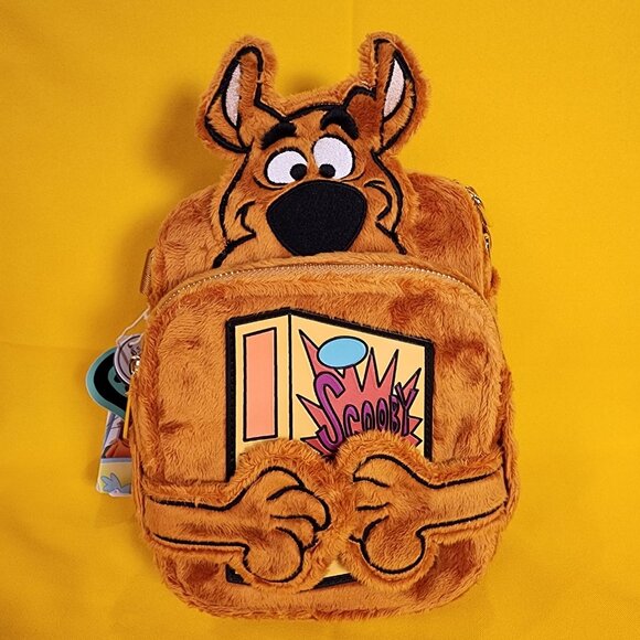 Loungefly Scooby-Doo Crossbuddies Plush Crossbody Bag Scooby Snacks NEW - Picture 1 of 13